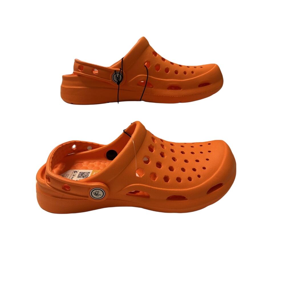 NWI Joybees Active Clog Game Day Orange Women’s 6 / Men’s 4 Lightweight EVA - Picture 8 of 12